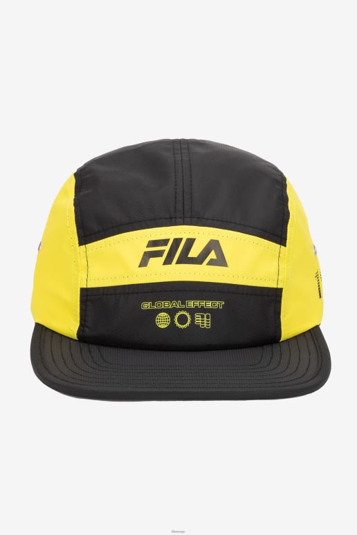 FILA unisex 5 panel bobilhatt fila lime punch/svart HHL84974 lime punch/svart