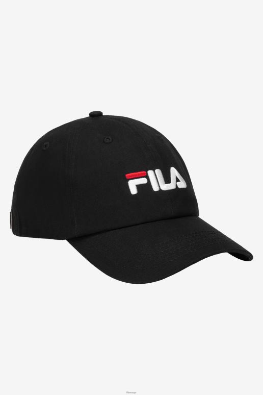 FILA unisex baseballhatt med brodert logo fila svart HHL84992 svart
