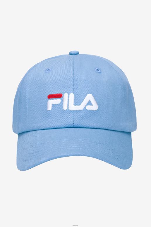FILA unisex brodert logo baseballhatt fila kornblomst blå HHL84998 kornblomst blå