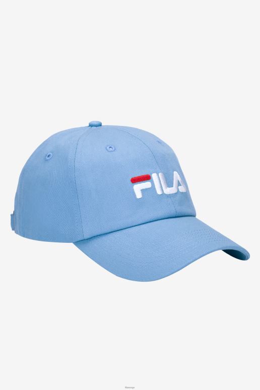FILA unisex brodert logo baseballhatt fila kornblomst blå HHL84998 kornblomst blå