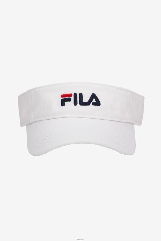 FILA unisex fila hvit brodert visir HHL841006 hvit