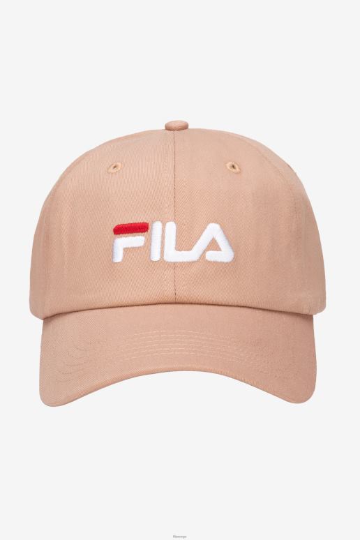 FILA unisex fila mahogni rose brodert logo baseballhatt HHL84994 mahogni rose