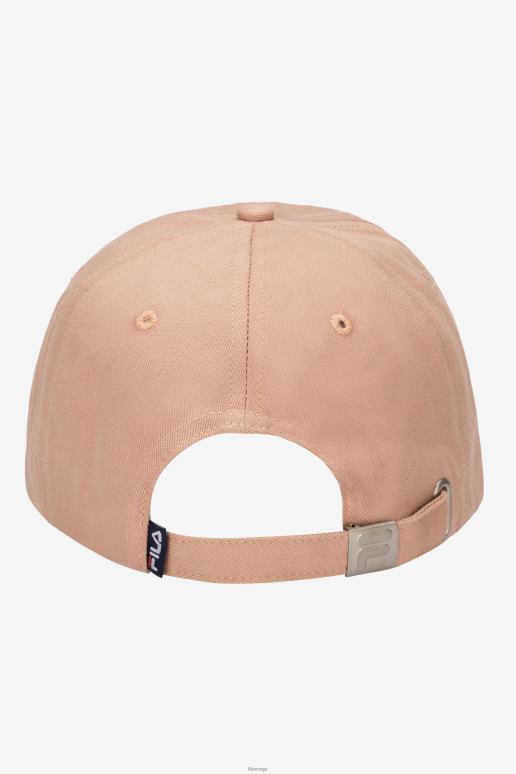 FILA unisex fila mahogni rose brodert logo baseballhatt HHL84994 mahogni rose