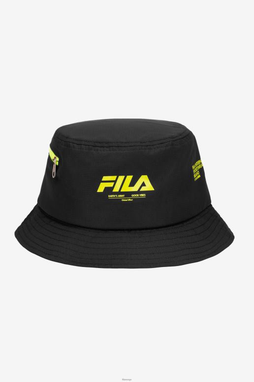 FILA unisex fila svart ripstop bøttehatt HHL84970 svart