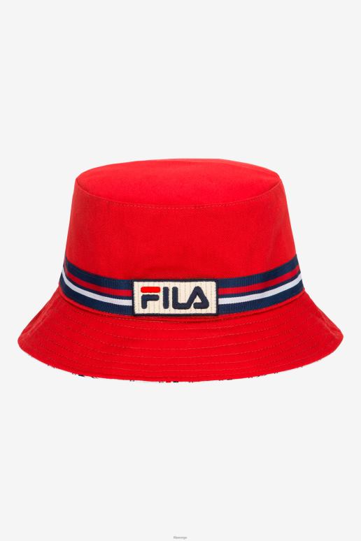 FILA unisex fila vendbar bøttehatt rød HHL84991 rød