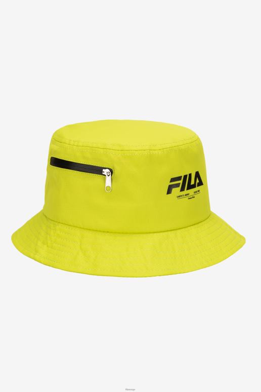 FILA unisex lime punch ripstop bøttehatt fila HHL84972 lime punch