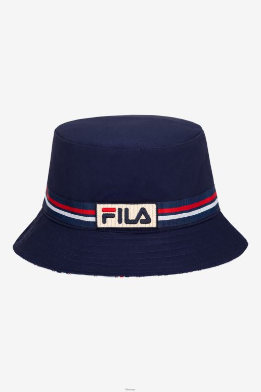 FILA unisex peacoat fila vendbar bøttehatt HHL84987 peacoat