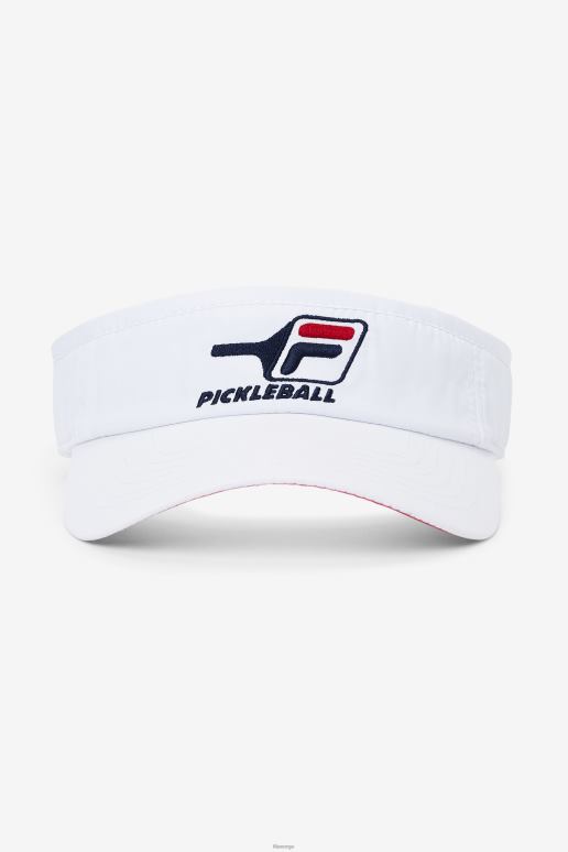 FILA unisex pickleball visir fila hvit/rød HHL841130 hvit rød