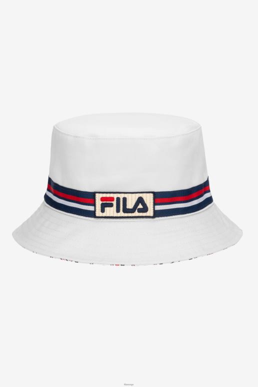 FILA unisex vendbar bøttehatt hvit fila HHL84989 hvit