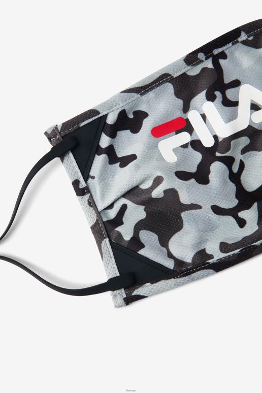 FILA unisex justerbar ansiktsmaske svart/grå camo fila HHL841049 svart/grå camo