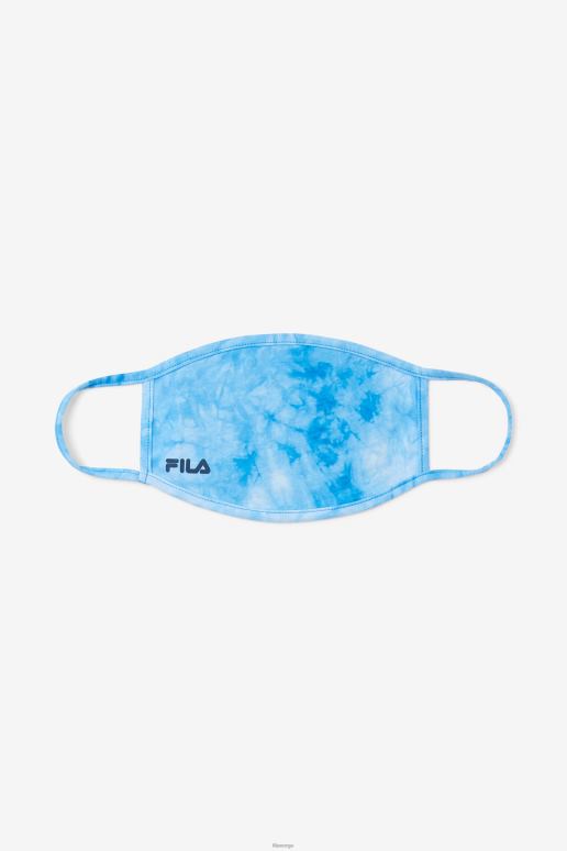 FILA unisex lyseblå tie dye fila lyseblå tie dye ansiktsmaske HHL841065 lyseblå slipsfarge