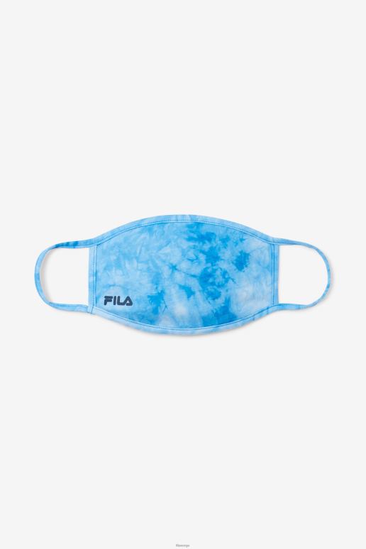 FILA unisex lyseblå tie dye fila lyseblå tie dye ansiktsmaske HHL841065 lyseblå slipsfarge