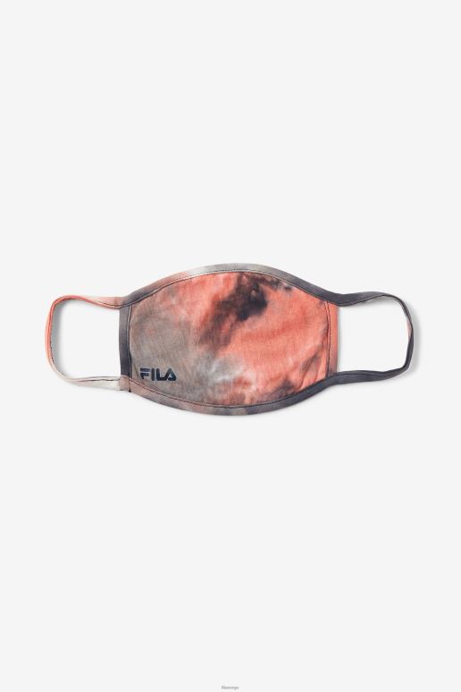 FILA unisex rød tie dye klut ansiktsmaske fila rød tie dye HHL841046 rød slipsfarge