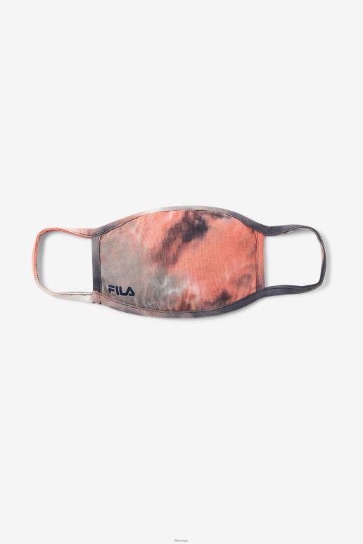 FILA unisex rød tie dye klut ansiktsmaske fila rød tie dye HHL841046 rød slipsfarge