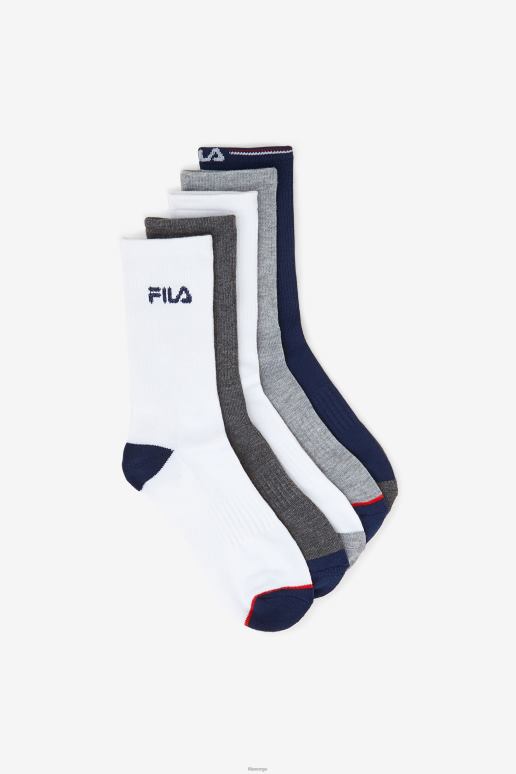 FILA unisex fila multi barnesokk 6-pakning HHL841060 multi